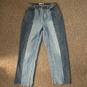 pacsun two tone jean